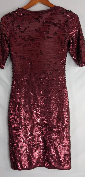 BCBGMAXAZRIA BCBG MARTA SEQUIN DRESS SIZE XS. - Picture 6 of 8